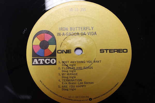Iron Butterfly - In-A-Gadda-Da-Vida - LP
