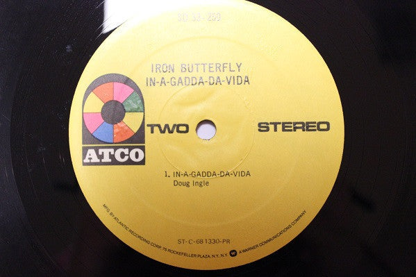 Iron Butterfly - In-A-Gadda-Da-Vida - LP