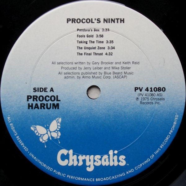 Procol Harum - Procol's Ninth - LP
