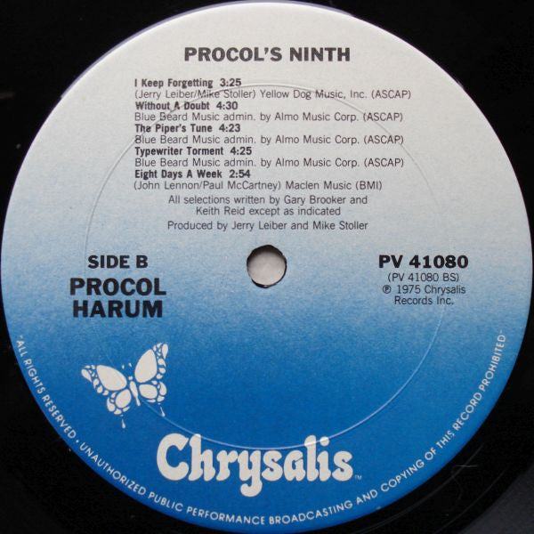 Procol Harum - Procol's Ninth - LP