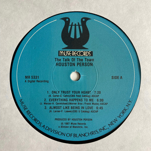 Houston Person - The Talk Of The Town - LP