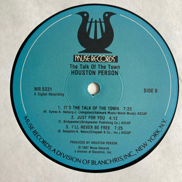 Houston Person - The Talk Of The Town - LP