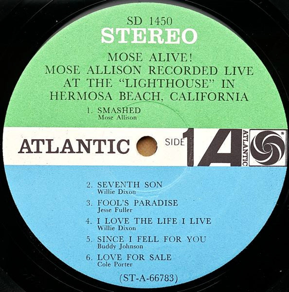 Mose Allison - Mose Alive! - LP