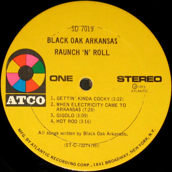 Black Oak Arkansas - Raunch 'N' Roll Live - LP