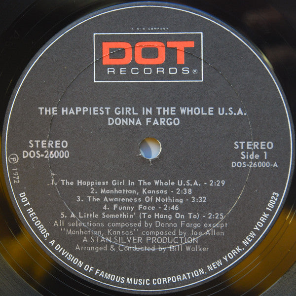 Donna Fargo - The Happiest Girl In The Whole U.S.A. - LP
