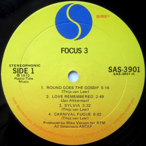 Focus (2) - Focus 3 - LP