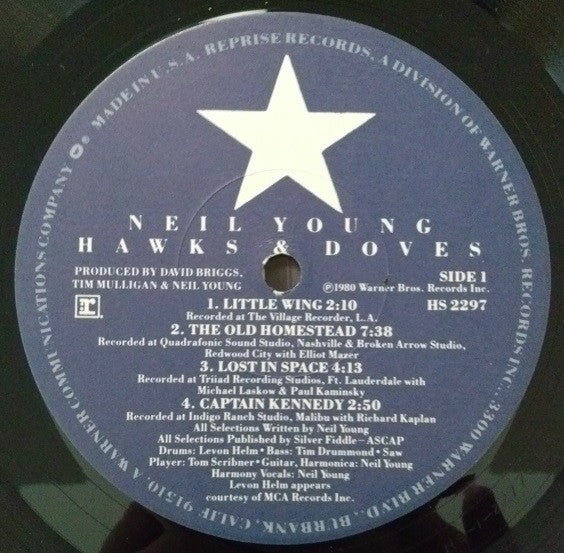 Neil Young - Hawks & Doves - LP