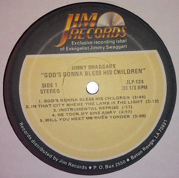 Jimmy Swaggart - God's Gonna Bless His Children - LP