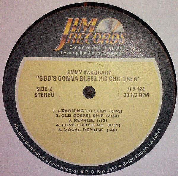 Jimmy Swaggart - God's Gonna Bless His Children - LP
