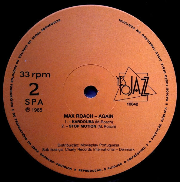 Max Roach - Again Volume Two - LP