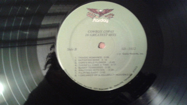 Cowboy Copas - 16 Greatest Hits Of Cowboy Copas - LP