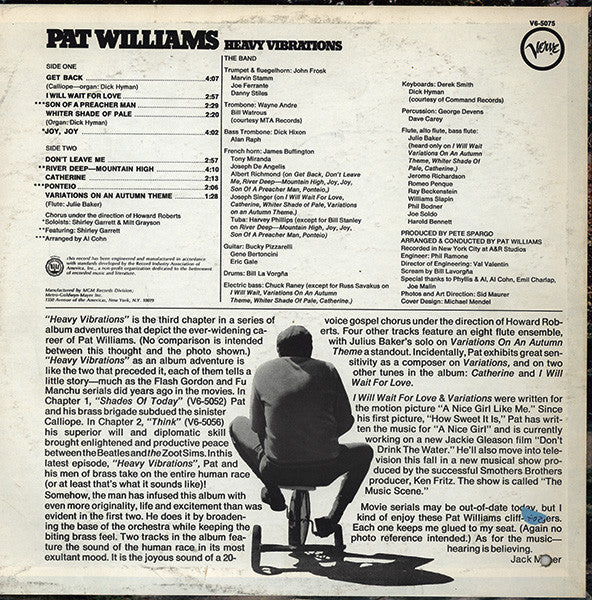 Pat Williams* - Heavy Vibrations - LP