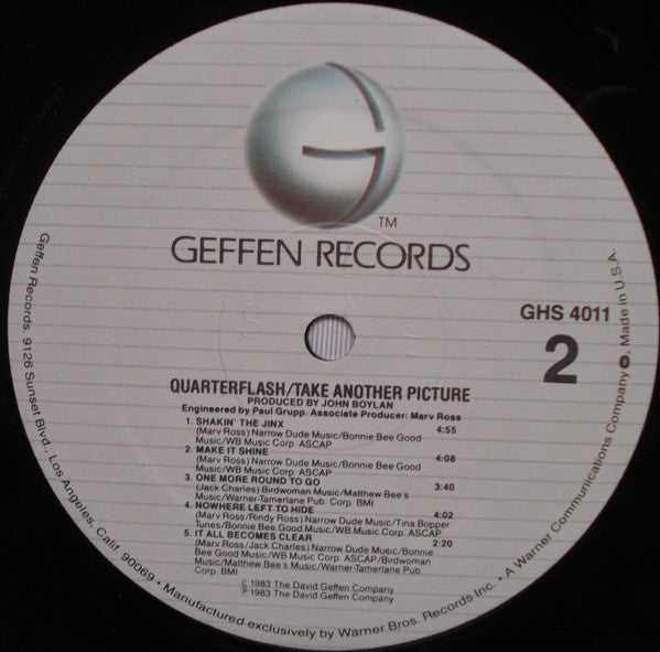 Quarterflash - Take Another Picture - LP