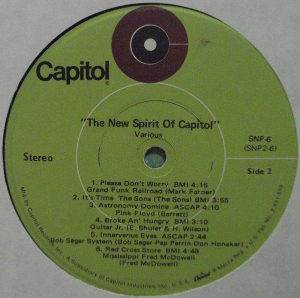 Various - The New Spirit Of Capitol - LP