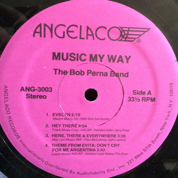 Bob Perna - Music My Way - LP