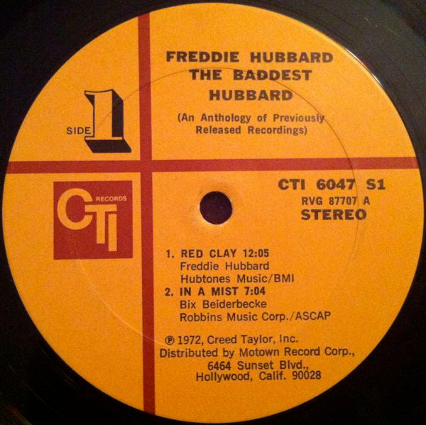 Freddie Hubbard - The Baddest Hubbard (An Anthology Of Previously Released Recordings) - LP