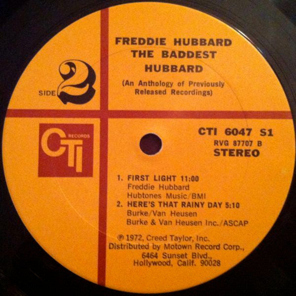 Freddie Hubbard - The Baddest Hubbard (An Anthology Of Previously Released Recordings) - LP