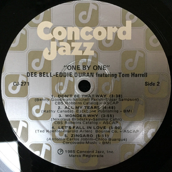 Dee Bell / Eddie Duran Featuring Tom Harrell - One By One - LP