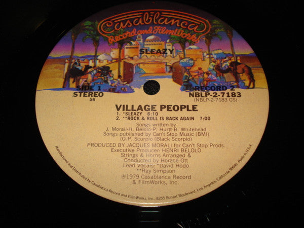 Village People - Live And Sleazy - LP