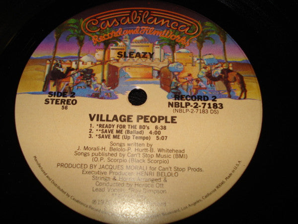 Village People - Live And Sleazy - LP