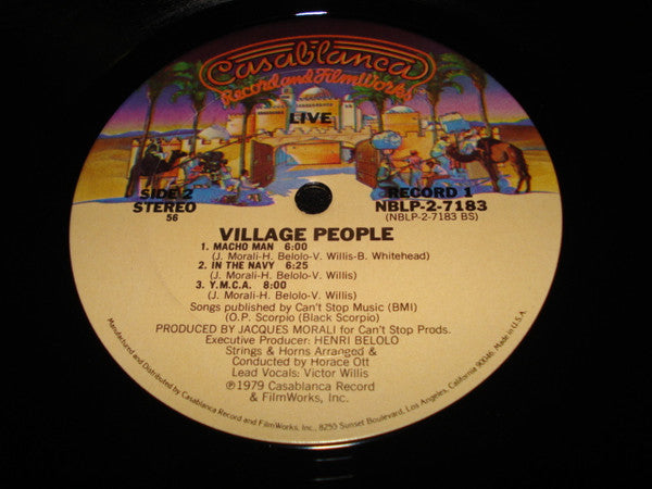 Village People - Live And Sleazy - LP