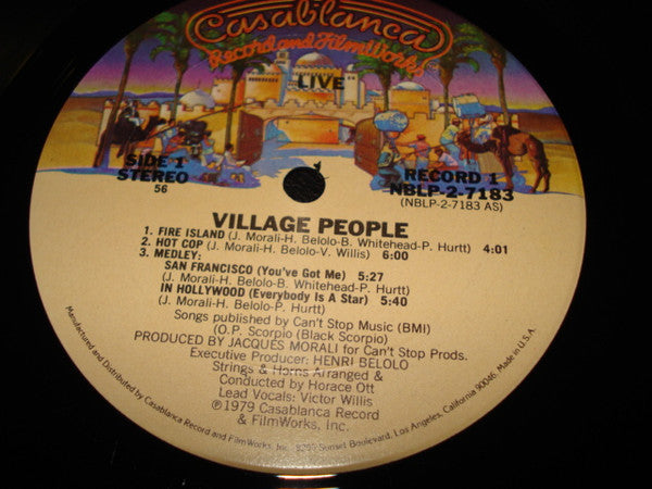 Village People - Live And Sleazy - LP
