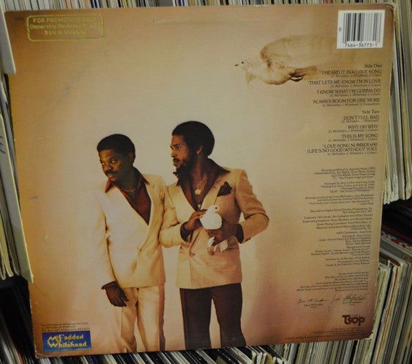 McFadden & Whitehead - I Heard It In A Love Song - LP