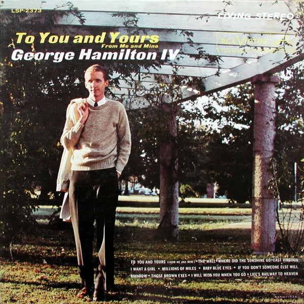George Hamilton IV - To You And Yours (From Me And Mine) - LP