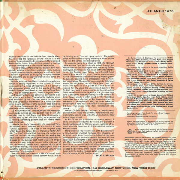 Herbie Mann - Impressions Of The Middle East - LP