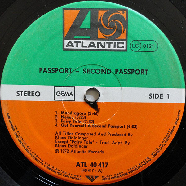 Passport  - Second Passport - LP