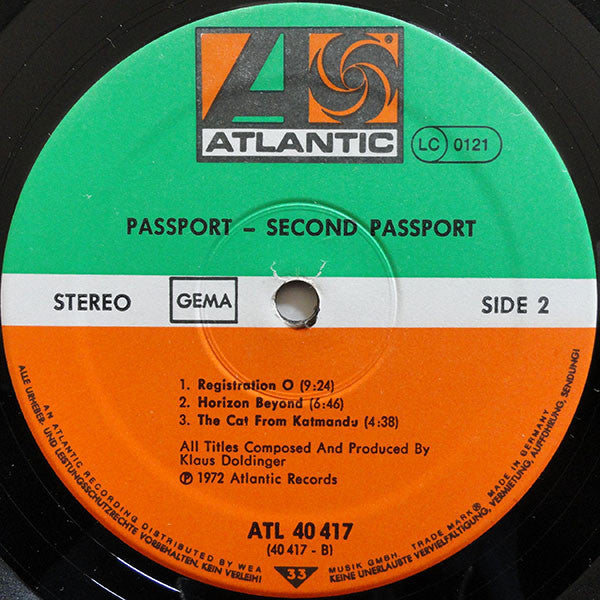 Passport  - Second Passport - LP