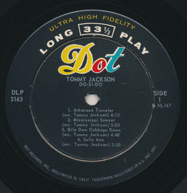 Tommy Jackson (2) - Do Si Do - LP