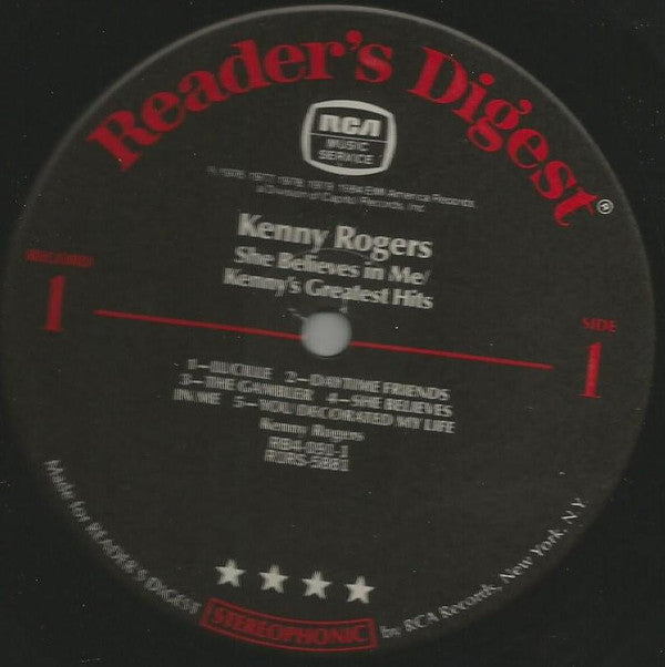 Kenny Rogers - His Greatest Hits And Finest Performances - LP