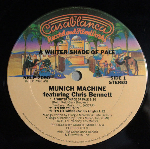 Munich Machine Introducing Chris Bennett - A Whiter Shade Of Pale - LP