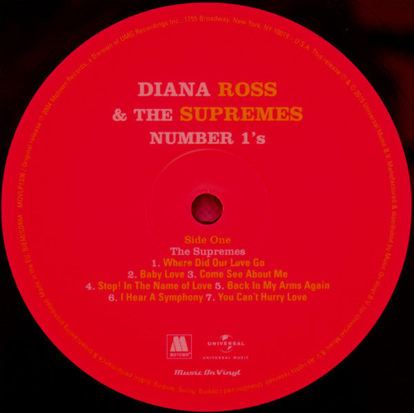 Diana Ross & The Supremes* - The #1'S - LP