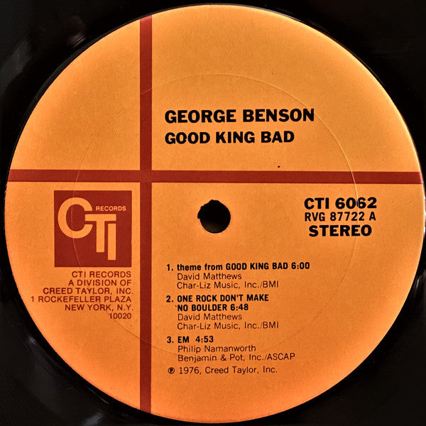 George Benson - Good King Bad - LP