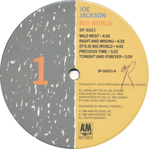 Joe Jackson - Big World - LP