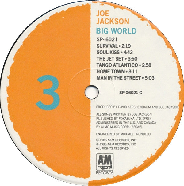 Joe Jackson - Big World - LP