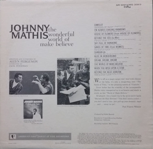 Johnny Mathis - The Wonderful World Of Make Believe - LP