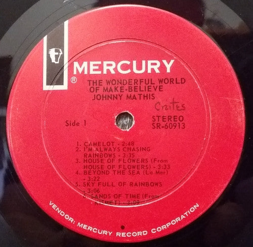 Johnny Mathis - The Wonderful World Of Make Believe - LP