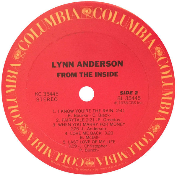 Lynn Anderson - From The Inside - LP