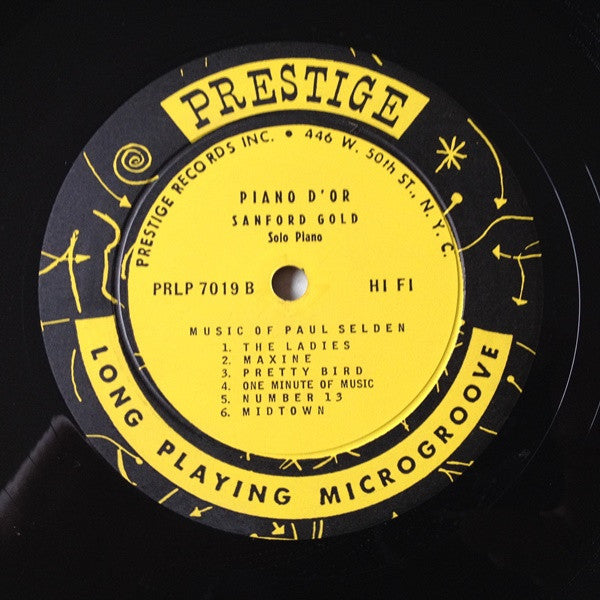 Sanford Gold - Piano d'Or - LP
