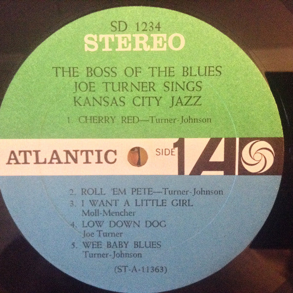Joe Turner* - The Boss Of The Blues Sings Kansas City Jazz - LP