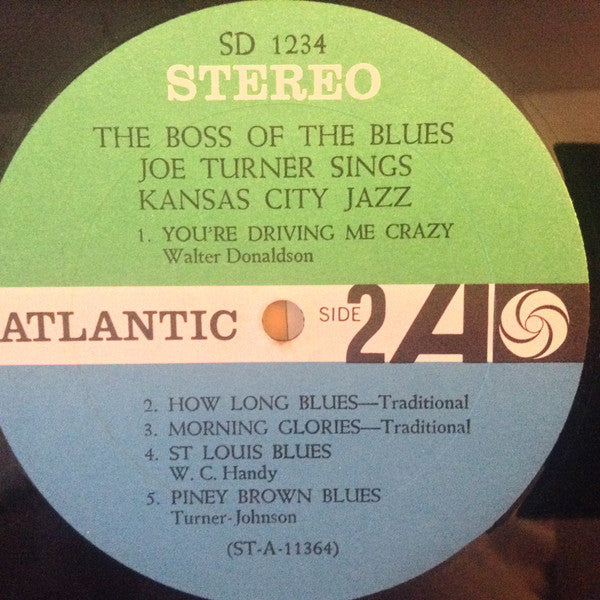 Joe Turner* - The Boss Of The Blues Sings Kansas City Jazz - LP