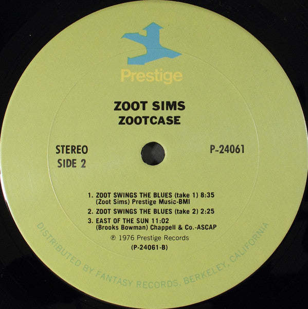 Zoot Sims - Zootcase - LP