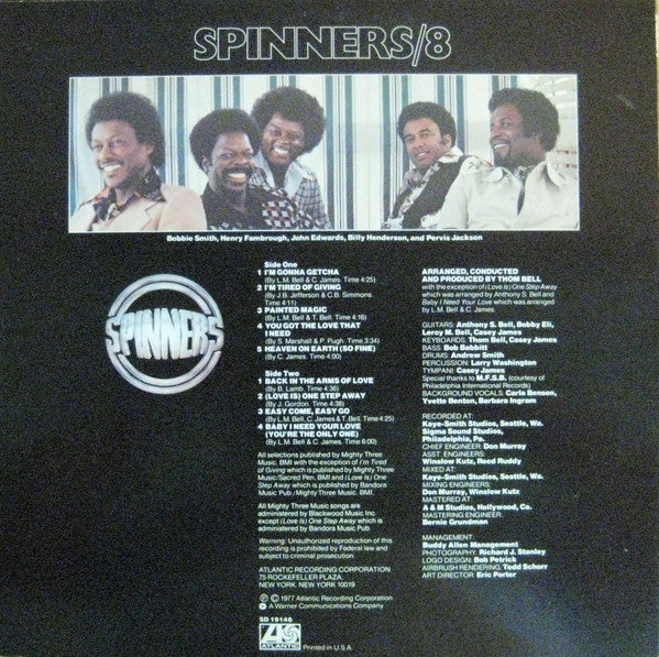 Spinners - Spinners/8 - LP