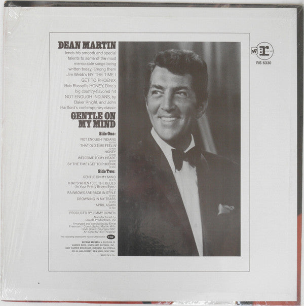 Dean Martin - Gentle On My Mind - LP