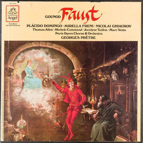 Gounod*, Placido Domingo, Mirella Freni, Nicolai Ghiaurov, Georges Prêtre, Thomas Allen, Michèle Command, Jocelyne Taillon, Marc Vento, Paris Opera Chorus* & Orchestra* - Faust - LP