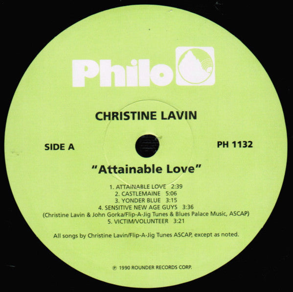 Christine Lavin - Attainable Love - LP