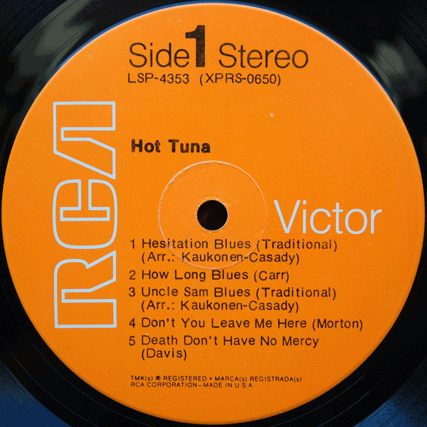 Hot Tuna - Hot Tuna - LP